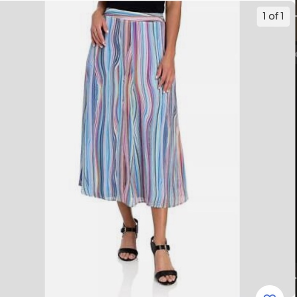 🌼FOR BUNDLE ONLY🌼Christopher & Banks Multi-color Skirt - Picture 1 of 11